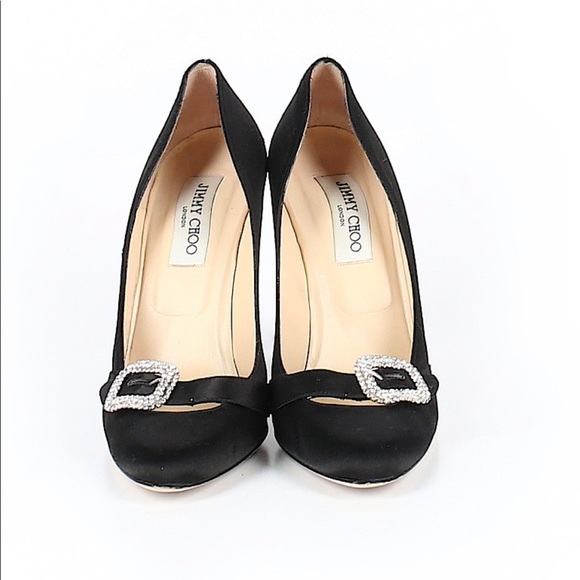 Jimmy Choo Pacey Satin Pump - Picture 2 of 4